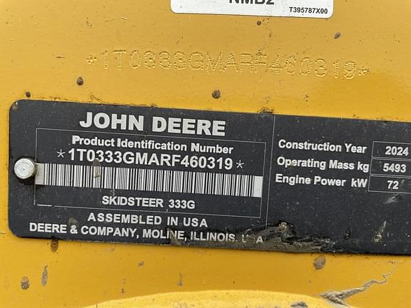 Image of John Deere 333G equipment image 1