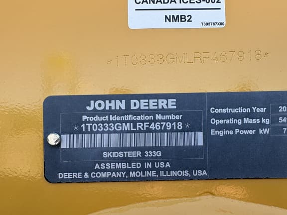 Image of John Deere 333G equipment image 4