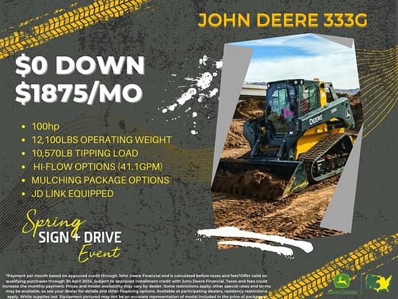 Image of John Deere 333G equipment image 1