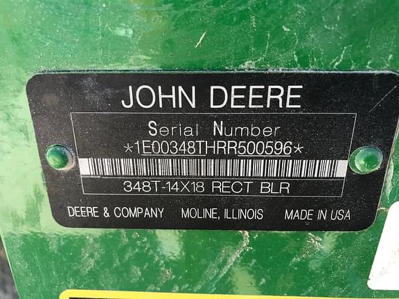 Image of John Deere 348 equipment image 2