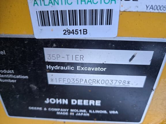 Image of John Deere 35P equipment image 2