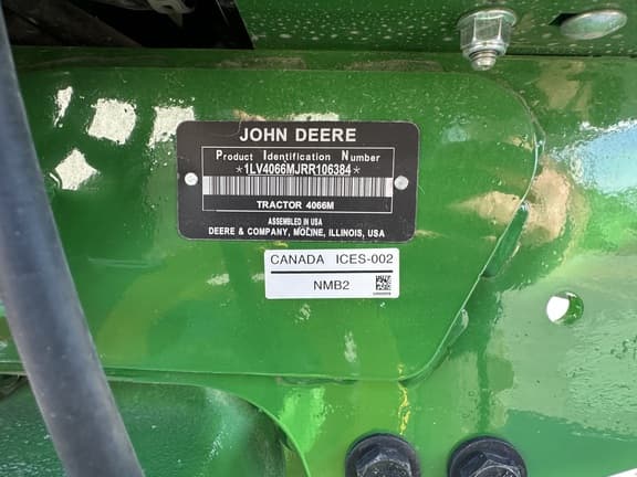 Image of John Deere 4066M equipment image 2
