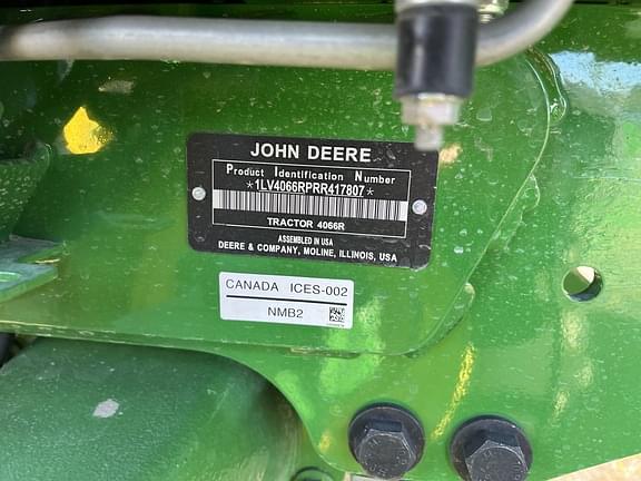 Image of John Deere 4066R equipment image 1