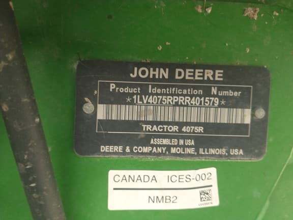 Image of John Deere 4075R equipment image 4