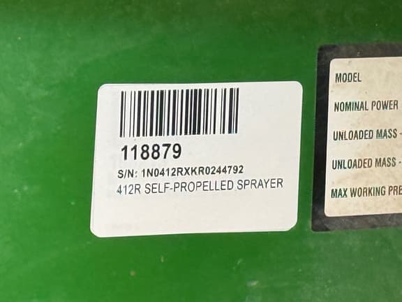 Image of John Deere 412R equipment image 4