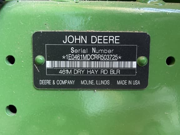 Image of John Deere 461M equipment image 1