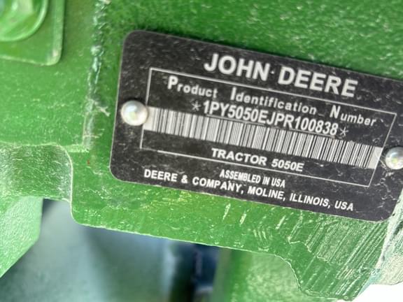 Image of John Deere 5050E equipment image 2