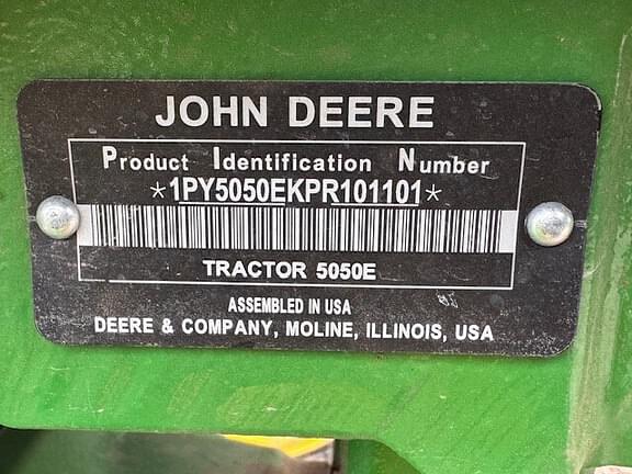Image of John Deere 5050E equipment image 1