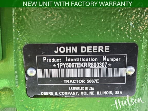Image of John Deere 5067E equipment image 4