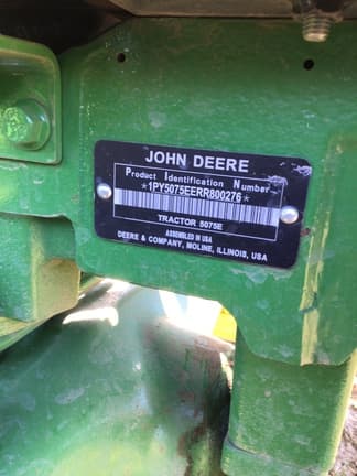 Image of John Deere 5075E equipment image 1