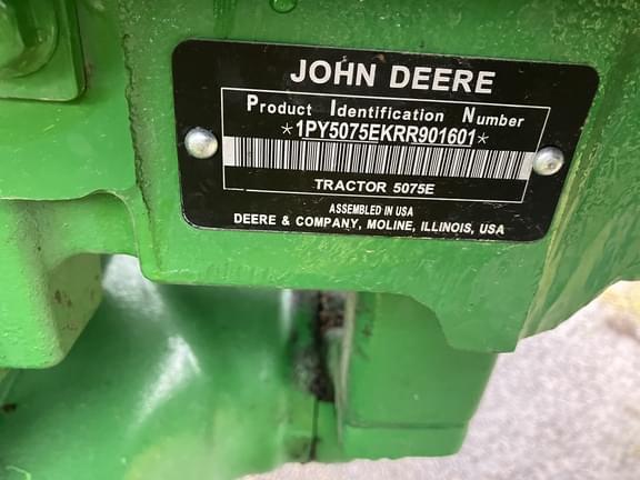 Image of John Deere 5075E Primary image