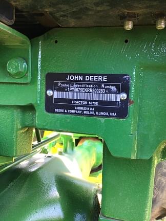 Image of John Deere 5075E equipment image 1