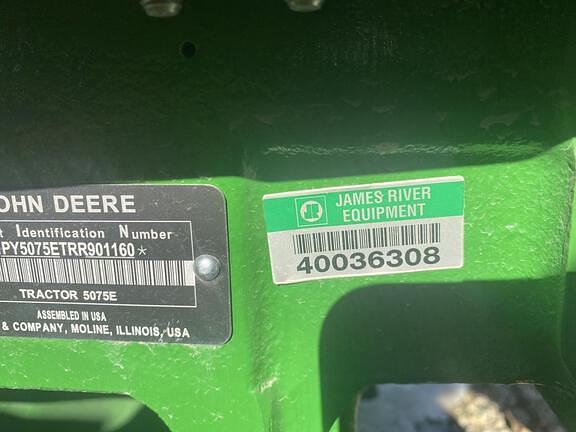 Image of John Deere 5075E equipment image 4