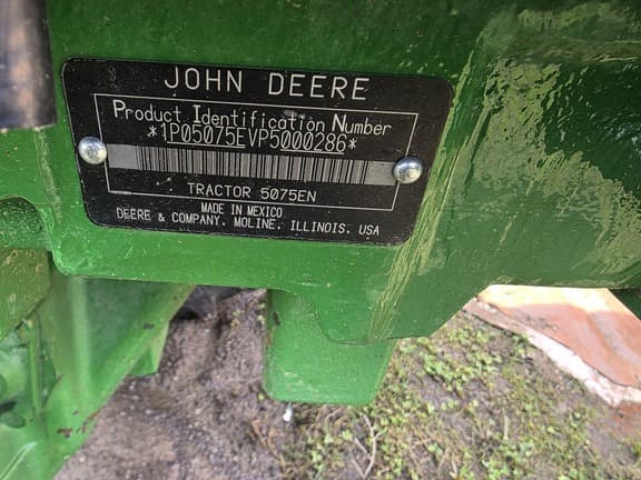 Image of John Deere 5075EN equipment image 2