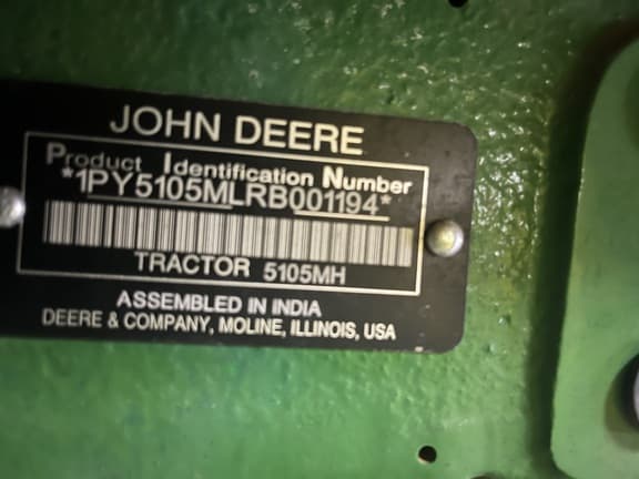 Image of John Deere 5105M equipment image 2
