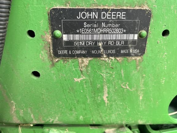 Image of John Deere 561M equipment image 2
