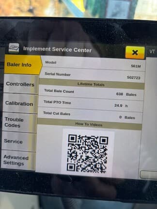 Image of John Deere 561M equipment image 4