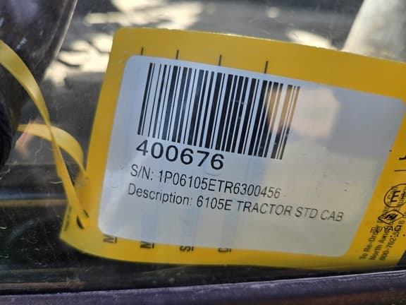 Image of John Deere 6105E equipment image 2