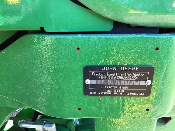 Image of John Deere 6105E equipment image 1