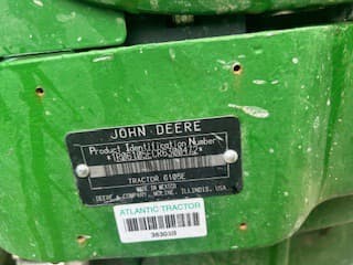 Image of John Deere 6105E equipment image 2