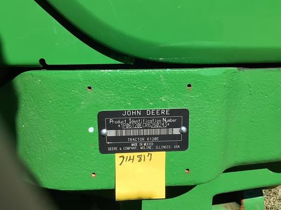 Image of John Deere 6120E equipment image 1