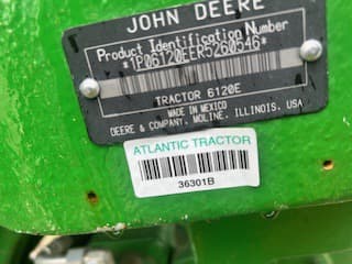 Image of John Deere 6120E equipment image 2