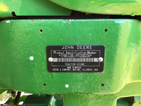 Image of John Deere 6120E Image 1