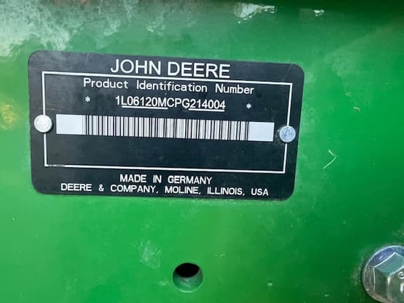 Image of John Deere 6120M equipment image 4