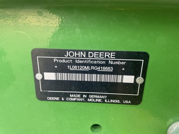 Image of John Deere 6120M equipment image 1