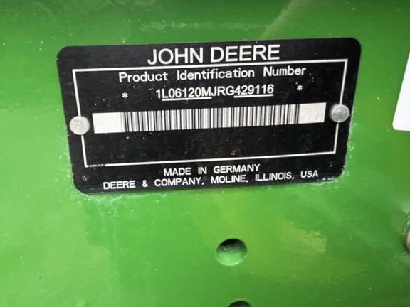 2024 John Deere 6120M Equipment Image0