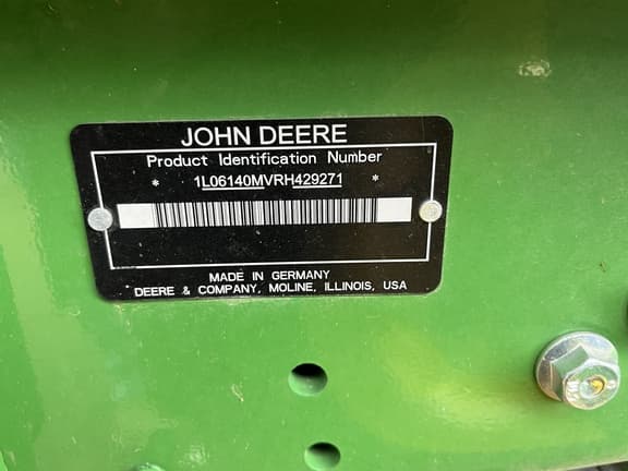 Image of John Deere 6140M equipment image 4