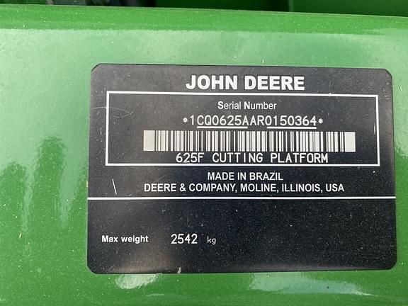 Image of John Deere 625F equipment image 1