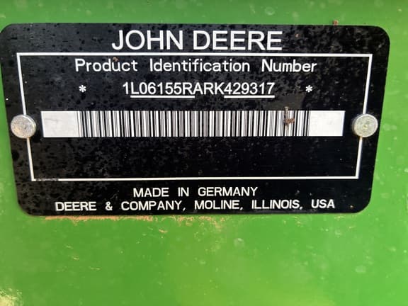 Image of John Deere 6R 155 equipment image 4