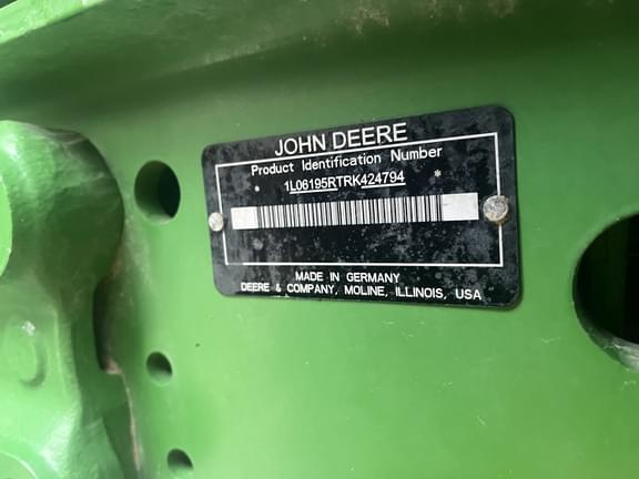 Image of John Deere 6R 195 equipment image 2