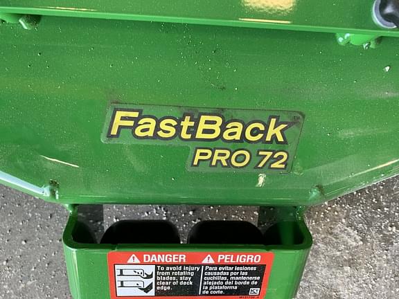 Image of John Deere Fastback Pro 72 equipment image 4