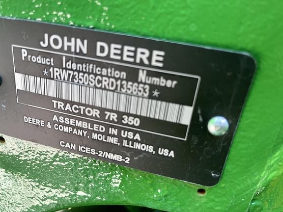 Image of John Deere 7R 350 equipment image 1