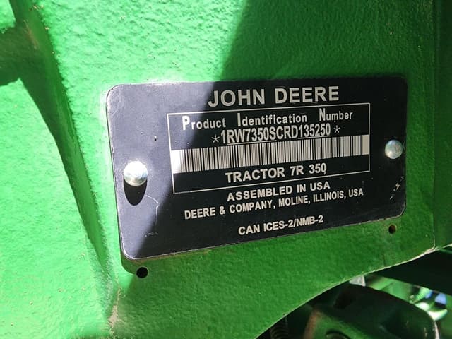 Image of John Deere 7R 350 equipment image 1