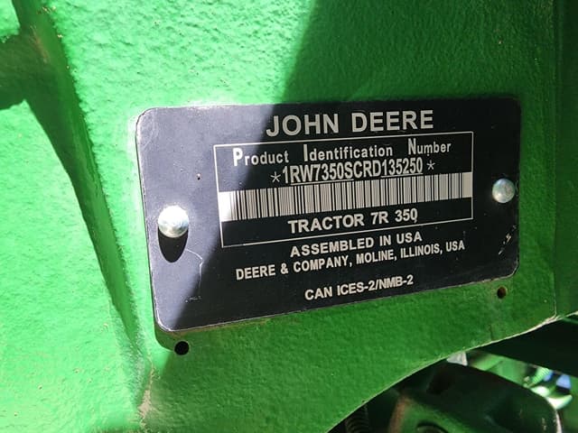 Image of John Deere 7R 350 equipment image 1