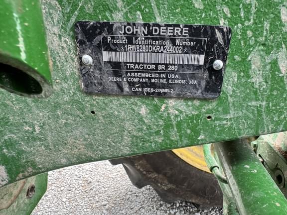 Image of John Deere 8R 280 equipment image 2