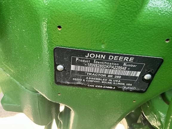 Image of John Deere 8R 280 equipment image 4