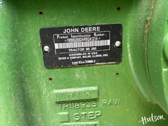 Image of John Deere 8R 280 equipment image 4