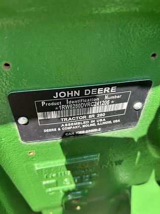 Image of John Deere 8R 280 Primary image