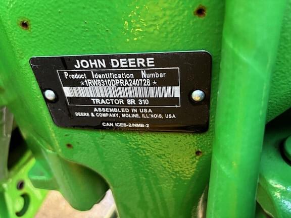 Image of John Deere 8R 310 equipment image 3