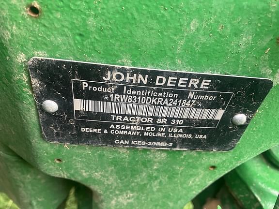 Image of John Deere 8R 310 Primary image