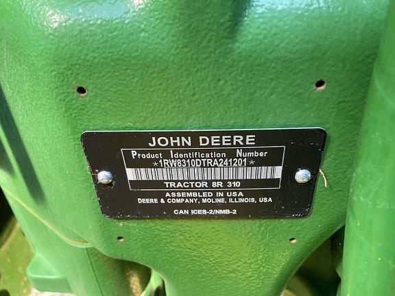 Image of John Deere 8R 310 equipment image 1