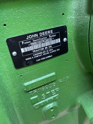 Image of John Deere 8R 310 equipment image 1