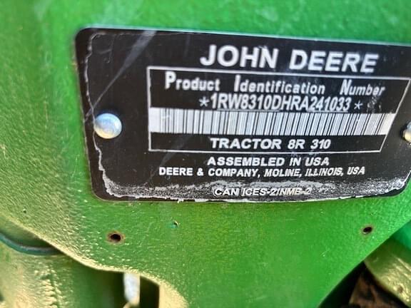 Image of John Deere 8R 310 equipment image 1