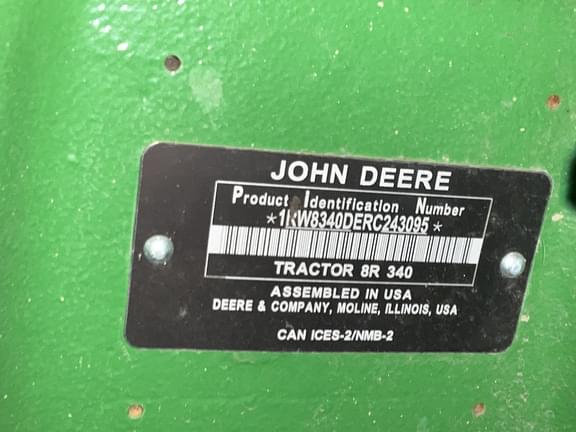 Image of John Deere 8R 340 equipment image 1