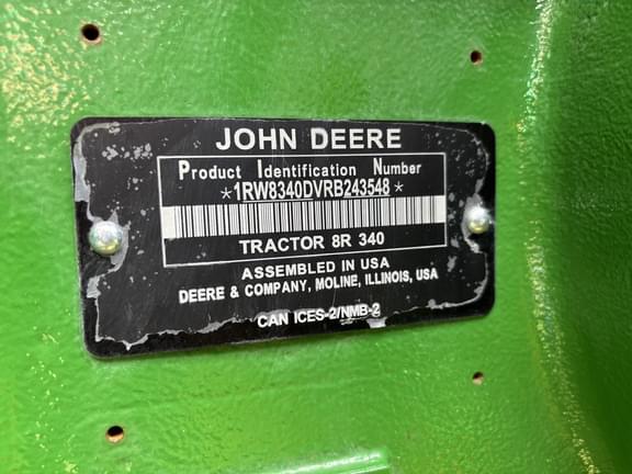 Image of John Deere 8R 340 equipment image 1