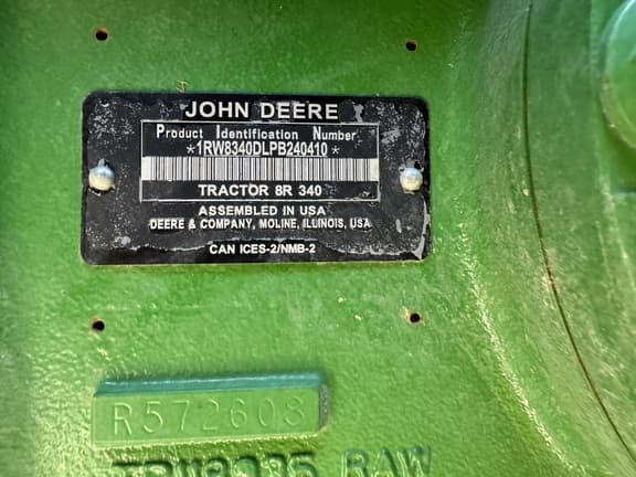 Image of John Deere 8R 340 equipment image 3